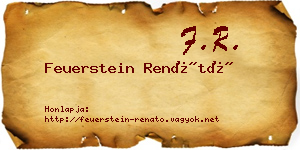 Feuerstein Renátó névjegykártya
